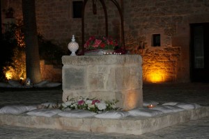 Allestimento pozzo corte centrale