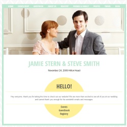 wedding website